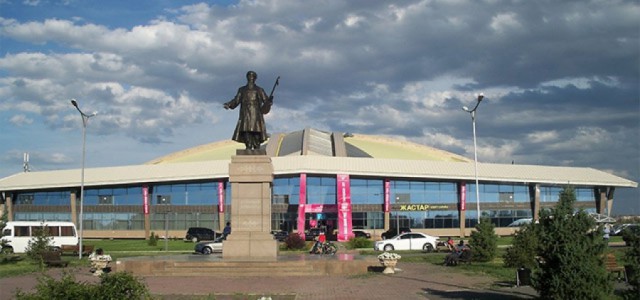Дворец спорта в Талдыкоргане. 